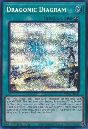 Dragonic Diagram - MP25-EN139 - Prismatic Secret Rare