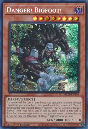 Danger! Bigfoot! - MP25-EN140 - Prismatic Secret Rare
