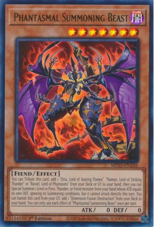 Phantasmal Summoning Beast - MP25-EN156 - Ultra Rare