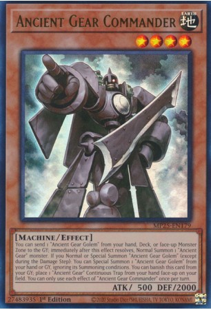 Ancient Gear Commander - MP25-EN179 - Ultra Rare