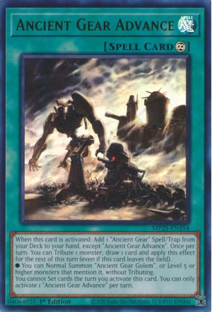 Ancient Gear Advance - MP25-EN194 - Ultra Rare