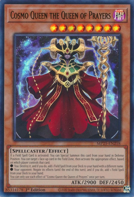 Cosmo Queen the Queen of Prayers - MP25-EN218 - Ultra Rare - Duelshop