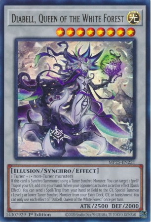 Diabell, Queen of the White Forest - MP25-EN221 - Ultra Rare