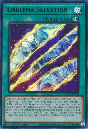 Emblema Salvation - MP25-EN230 - Ultra Rare
