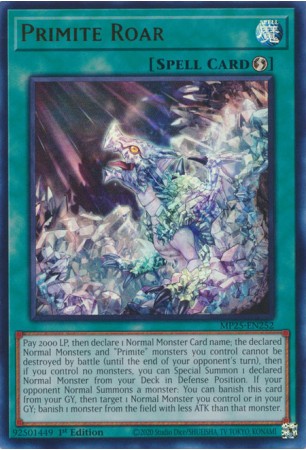 Primite Roar - MP25-EN252 - Ultra Rare
