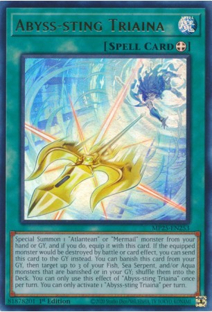 Abyss-sting Triaina - MP25-EN253 - Ultra Rare