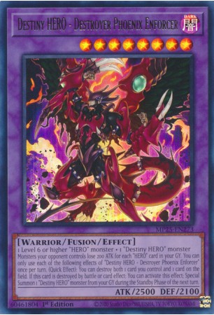 Destiny HERO - Destroyer Phoenix Enforcer - MP25-EN273 - Ultra Rare