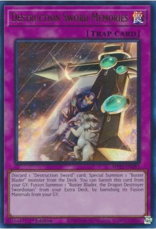 Destruction Sword Memories - MP25-EN281 - Ultra Rare
