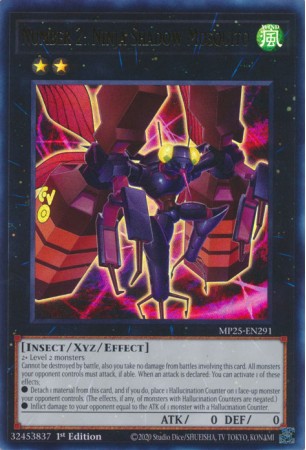Number 2: Ninja Shadow Mosquito - MP25-EN291 - Ultra Rare Number 2: Ninja Shadow Mosquito - MP25-EN291 - Ultra Rare