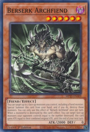 Berserk Archfiend - MP25-EN309 - Common
