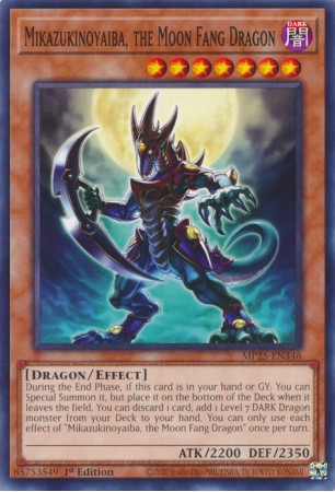Mikazukinoyaiba, the Moon Fang Dragon - MP25-EN346 - Common