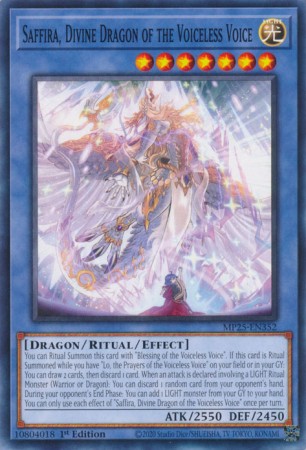 Saffira, Divine Dragon of the Voiceless Voice - MP25-EN352 - Common