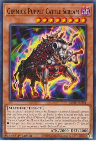 Gimmick Puppet Cattle Scream - MP25-EN381 - Common