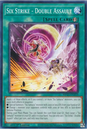 Six Strike - Double Assault - MP25-EN419 - Common