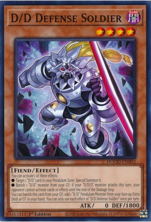 D/D Defense Soldier - DOOD-EN002 - Common D/D Defense Soldier - DOOD-EN002 - Common