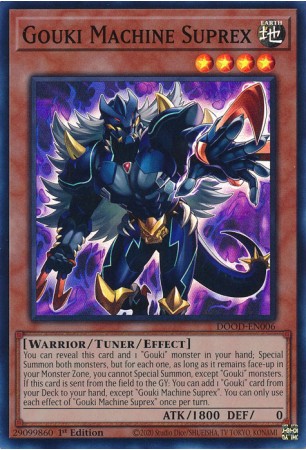 Gouki Machine Suprex - DOOD-EN006 - Super Rare Gouki Machine Suprex - DOOD-EN006 - Super Rare