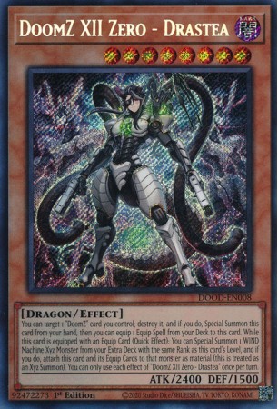 DoomZ XII Zero - Drastea - DOOD-EN008 - Secret Rare DoomZ XII Zero - Drastea - DOOD-EN008 - Secret Rare