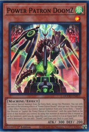 Power Patron DoomZ - DOOD-EN011 - Super Rare Power Patron DoomZ - DOOD-EN011 - Super Rare