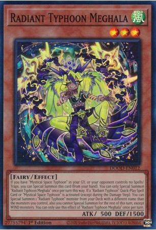Radiant Typhoon Meghala - DOOD-EN012 - Super Rare