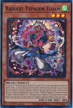 Radiant Typhoon Eldam - DOOD-EN013 - Super Rare