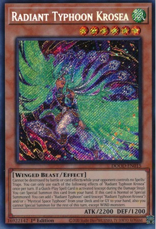 Radiant Typhoon Krosea - DOOD-EN015 - Secret Rare