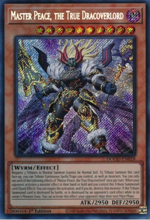 Master Peace, the True Dracoverlord - DOOD-EN018 - Secret Rare Master Peace, the True Dracoverlord - DOOD-EN018 - Secret Rare
