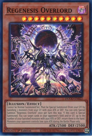 Regenesis Overlord - DOOD-EN022 - Super Rare Regenesis Overlord - DOOD-EN022 - Super Rare