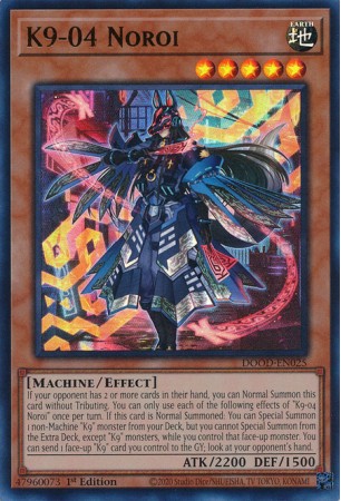 K9-04 Noroi - DOOD-EN025 - Ultra Rare K9-04 Noroi - DOOD-EN025 - Ultra Rare