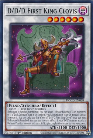 D/D/D First King Clovis - DOOD-EN038 - Common D/D/D First King Clovis - DOOD-EN038 - Common
