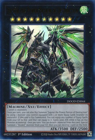Jupiter the Power Patron of Destruction - DOOD-EN044 - Ultra Rare Jupiter the Power Patron of Destruction - DOOD-EN044 - Ultra Rare