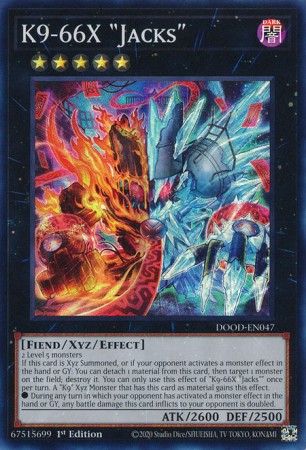 K9-66X "Jacks" - DOOD-EN047 - Super Rare K9-66X "Jacks" - DOOD-EN047 - Super Rare