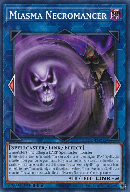 Miasma Necromancer - DOOD-EN052 - Common - Duelshop