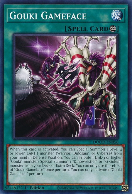 Gouki Gameface - DOOD-EN056 - Common - Duelshop