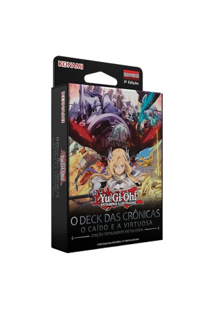 Yu-Gi-Oh! Deck Das Crônicas: O Caído & A Virtuosa (Edição Totalmente Metalizada) Yu-Gi-Oh! Deck Das Crônicas: O Caído & A Virtuosa (Edição Totalmente Metalizada)