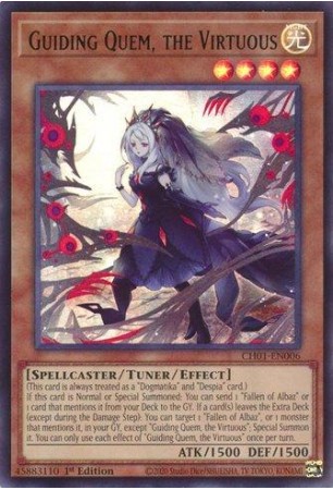 Guiding Quem, the Virtuous - CH01-EN006 - Ultra Rare
