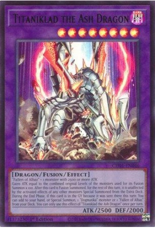 Titaniklad the Ash Dragon - CH01-EN046 - Ultra Rare