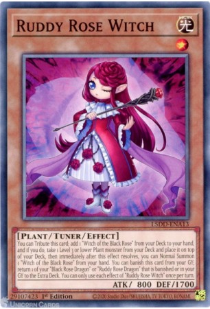 Ruddy Rose Witch - L5DD-ENA13 - Common
