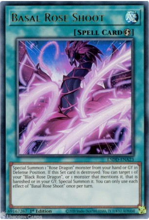 Basal Rose Shoot - L5DD-ENA23 - Ultra Rare