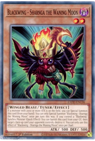 Blackwing - Sharnga the Waning Moon - L5DD-ENC06 - Common