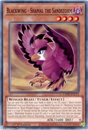 Blackwing - Shamal the Sandstorm - L5DD-ENC13 - Common