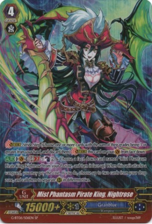 Mist Phantasm Pirate King, Nightrose - G-BT06/S06EN - SP