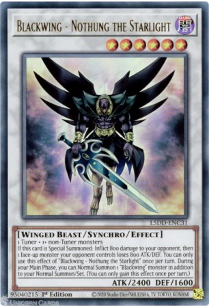 Blackwing - Nothung the Starlight - L5DD-ENC31 - Ultra Rare