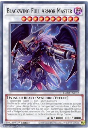 Blackwing Full Armor Master - L5DD-ENC32 - Common