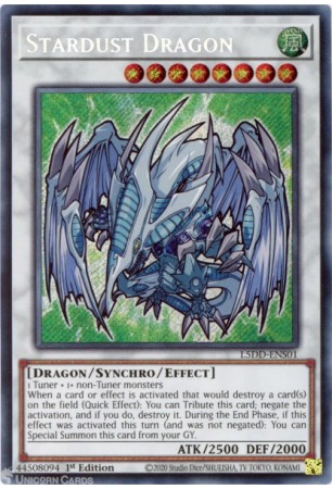 Stardust Dragon (chibi artwork) - L5DD-ENS01 - Secret Rare