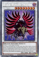 Black-Winged Dragon (chibi artwork) - L5DD-ENS03 - Secret Rare