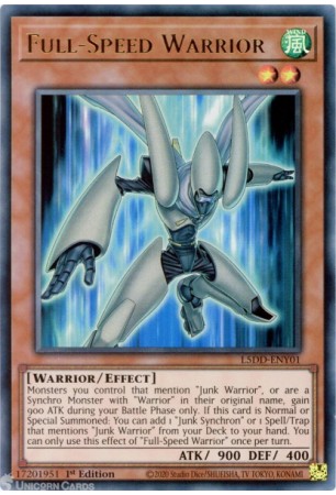 Fullspeed Warrior - L5DD-ENY01 - Ultra Rare