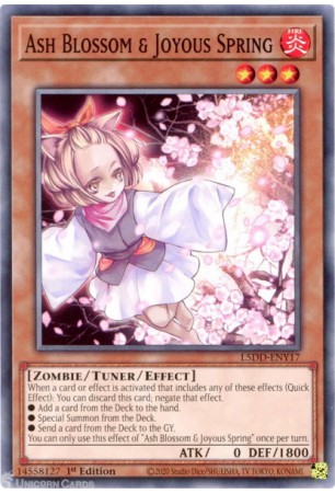 Ash Blossom & Joyous Spring - L5DD-ENY17 - Common