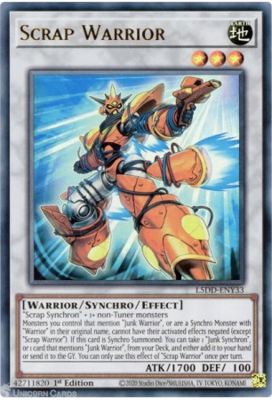 Scrap Warrior - L5DD-ENY33 - Ultra Rare