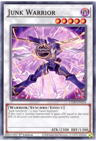 Junk Warrior (alt. art) - L5DD-ENY34 - Common