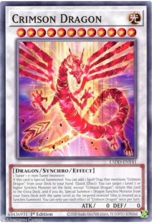Crimson Dragon - L5DD-ENY41 - Common